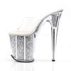 Pleaser - FLAMINGO801G Mules à talons - Chaussures de pole dance - Noir Product image